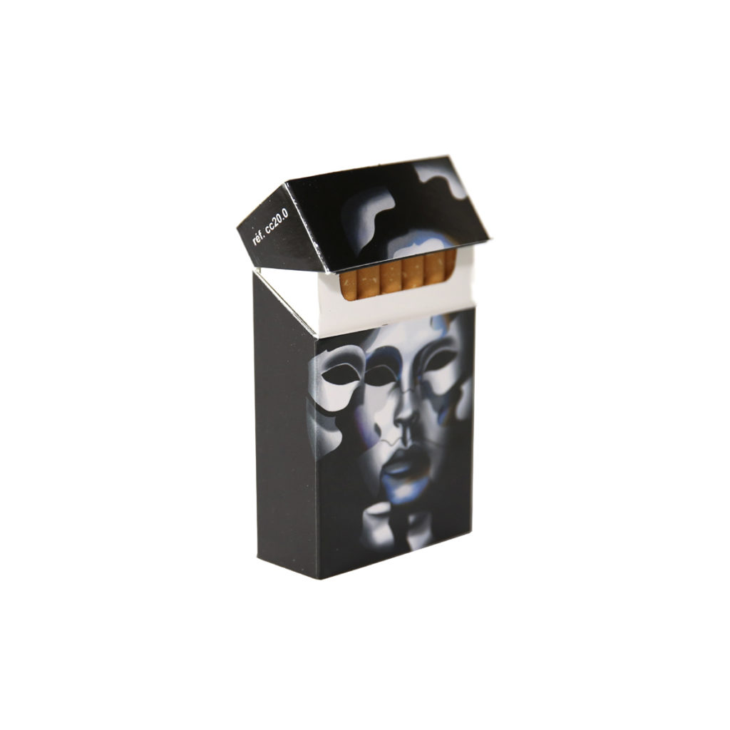 MASK Ref 20.0 - Etui pour paquet de cigarettes pour les marques Austin, B&H, Bastos, Camel, Che, Chesterfield, Dunhill, Fortuna, L&M, Lucky Strike, Marlboro, Winston, Pall Mall, Peter Stuyvesant, Pueblo, Philip Morris, Rothmans, Winfield.