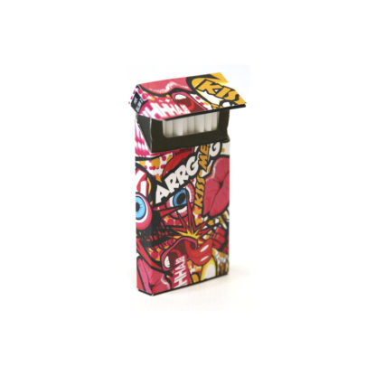 Kiss me Ref Slim2 - Etui pour paquet de cigarettes décoratif pour cigarettes de marque Alluvé, Omé, Vogue, Winston.