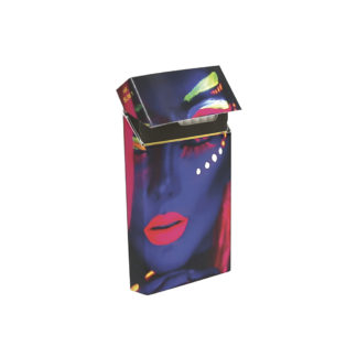 Lèvre fluo Ref Slim1 - Etui pour paquet de cigarettes pour les marques Chesterfield, Corset, Marlboro.